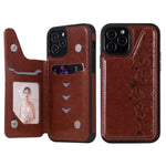 Custodia portafoglio con slot carte per iPhone 12 mini