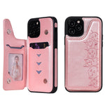 Custodia portafoglio con slot carte per iPhone 12 mini