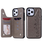 Custodia portafoglio con slot carte per iPhone 12 mini