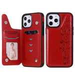 Custodia portafoglio con slot carte per iPhone 12 mini