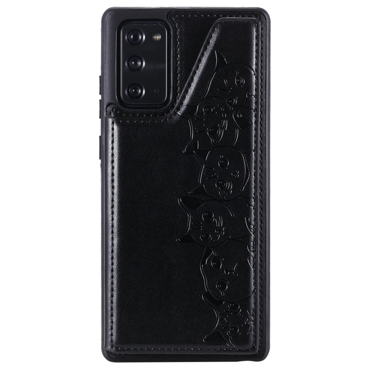 Custodia portafoglio Samsung Galaxy Note20 motivo gatti
