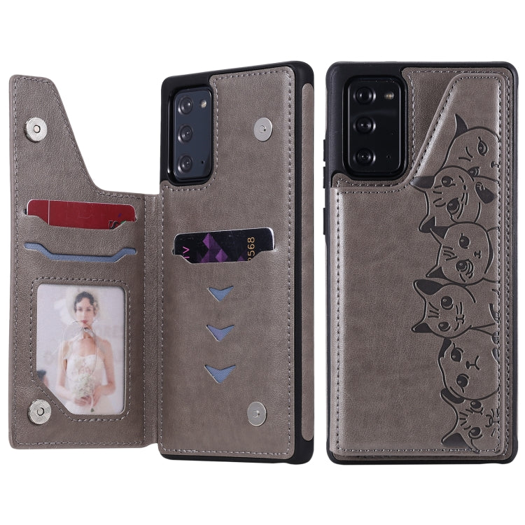 Custodia portafoglio Samsung Galaxy Note20 motivo gatti