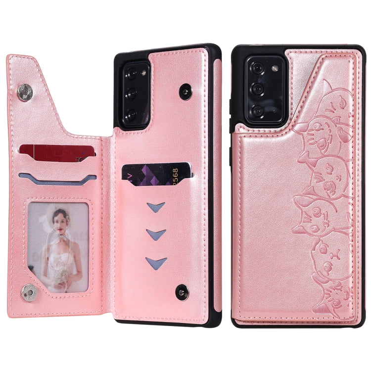 Custodia portafoglio Samsung Galaxy Note20 motivo gatti