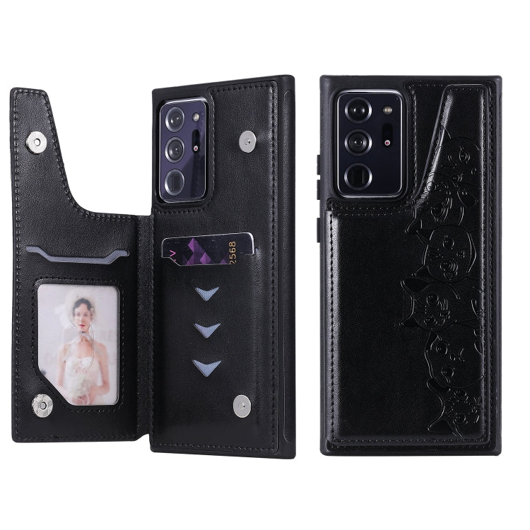 Custodia portafoglio Samsung Galaxy Note20 motivo gatti