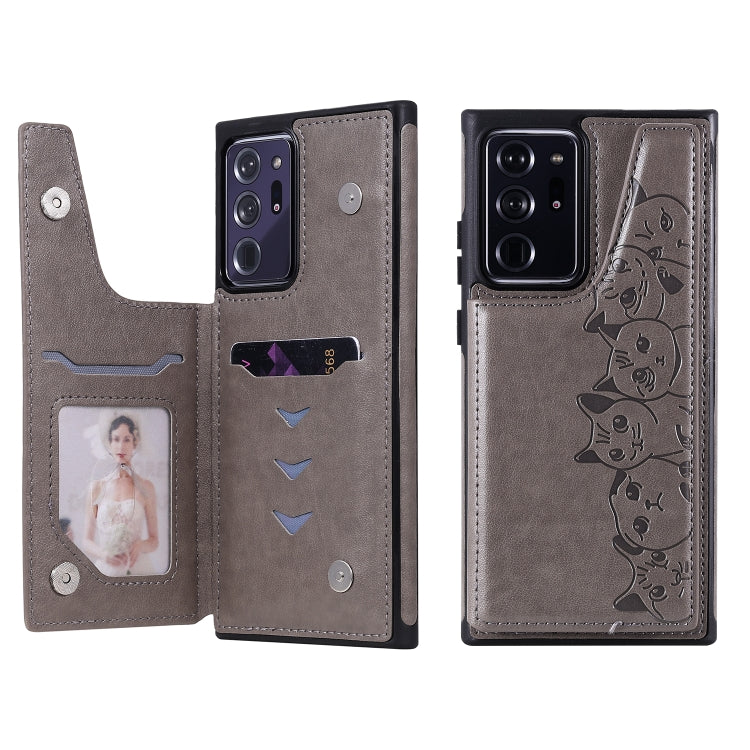Custodia portafoglio Samsung Galaxy Note20 motivo gatti