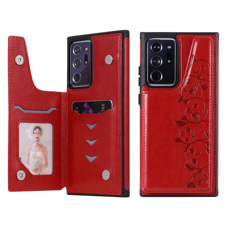Custodia portafoglio Samsung Galaxy Note20 motivo gatti