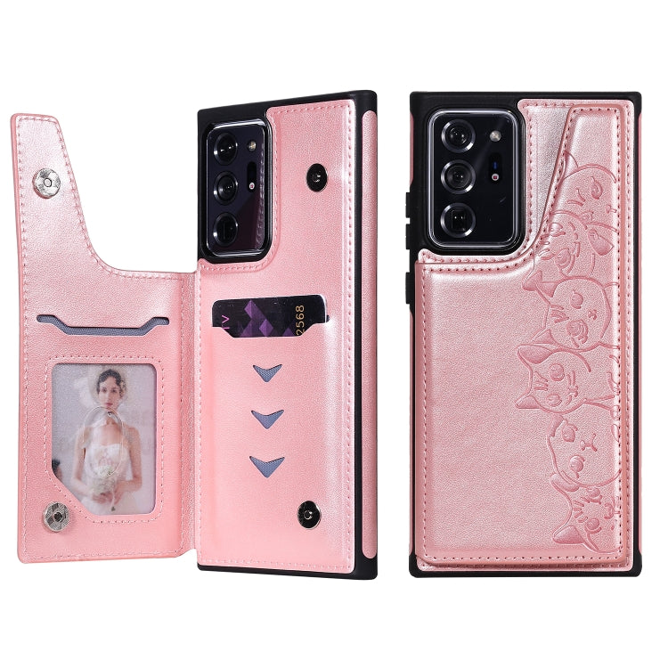 Custodia portafoglio Samsung Galaxy Note20 motivo gatti