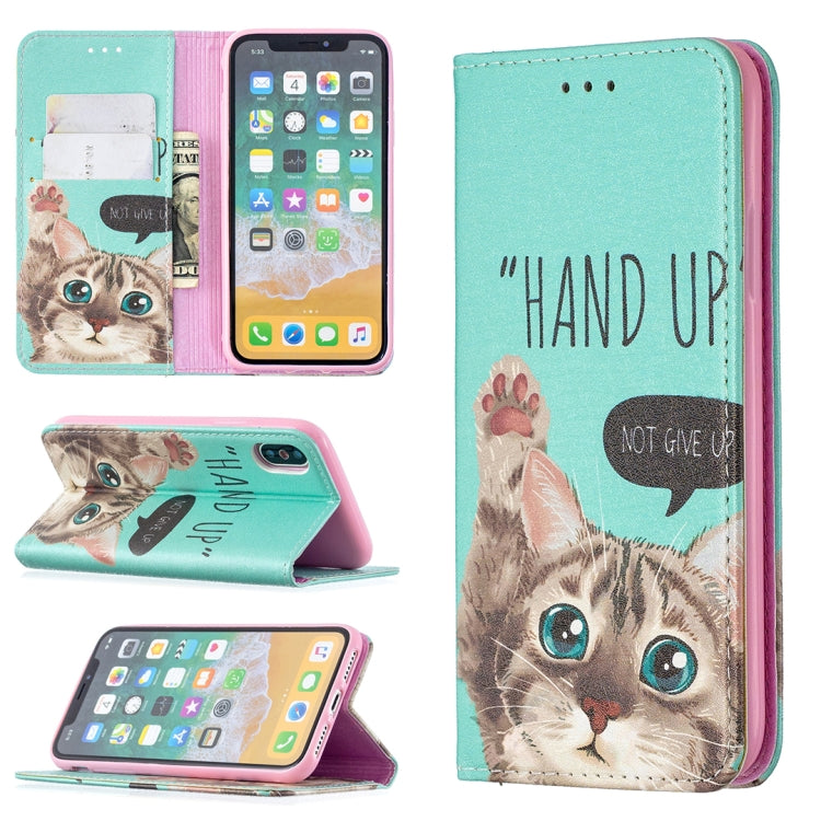 Custodia in pelle PU per iPhone X, XS e XR