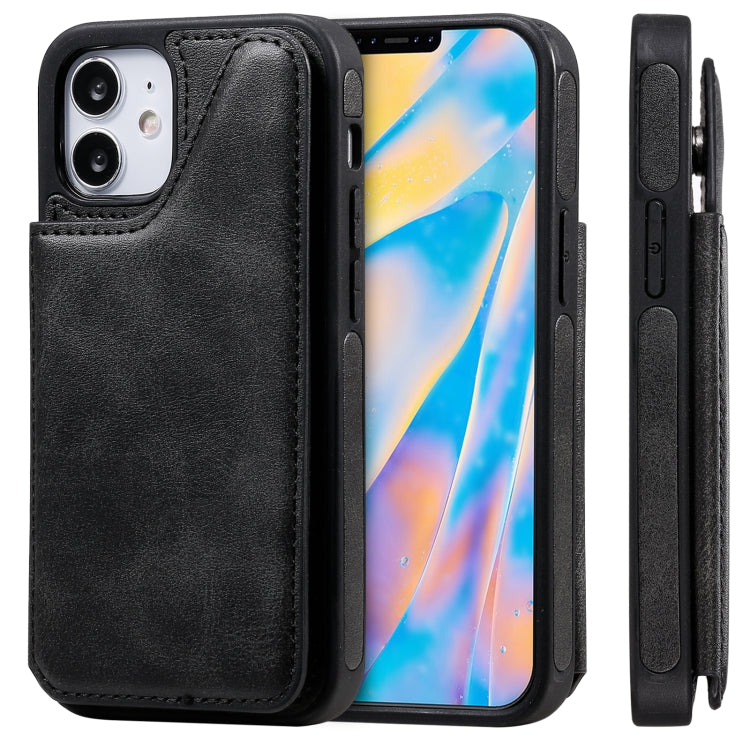 Custodia portafoglio in vitello con slot carte per iPhone 12 mini
