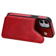 Custodia protettiva antiurto in vitello con supporto, slot per schede e telaio, For iPhone 12 mini, For iPhone 12 / 12 Pro, For iPhone 12 Pro Max, For Samsung Galaxy Note20