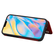 Custodia protettiva antiurto in vitello con supporto, slot per schede e telaio, For iPhone 12 mini, For iPhone 12 / 12 Pro, For iPhone 12 Pro Max, For Samsung Galaxy Note20