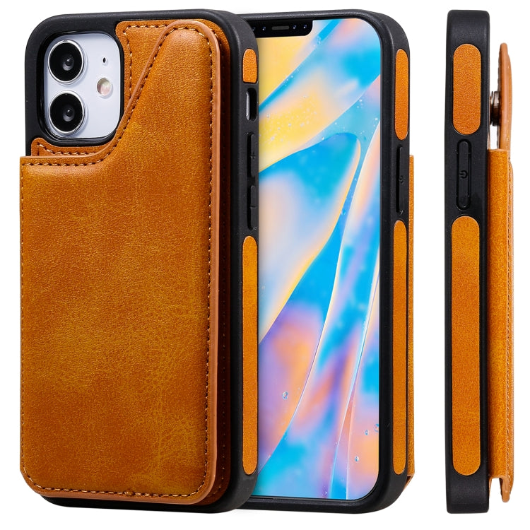 Custodia portafoglio in vitello con slot carte per iPhone 12 mini