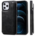 Custodia portafoglio in vitello con slot carte per iPhone 12 mini