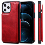 Custodia portafoglio in vitello con slot carte per iPhone 12 mini