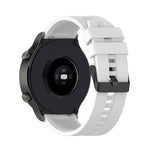 Per cinturino di ricambio in silicone Huawei Watch GT 2 Pro con fibbia in acciaio nero