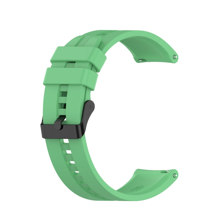 Per cinturino di ricambio in silicone Huawei Watch GT 2 Pro con fibbia in acciaio nero
