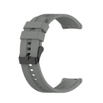 Per cinturino di ricambio in silicone Huawei Watch GT 2 Pro con fibbia in acciaio nero