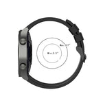 Per cinturino di ricambio in silicone Huawei Watch GT 2 Pro con fibbia in acciaio nero