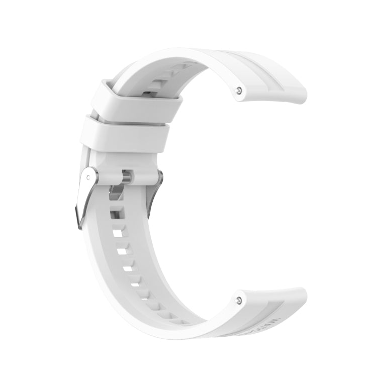 Cinturino di ricambio in silicone con fibbia in acciaio argentato, For Xiaomi Watch Color Sport