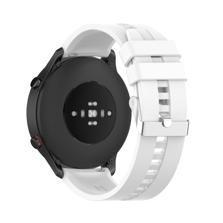 Cinturino di ricambio in silicone con fibbia in acciaio argentato, For Xiaomi Watch Color Sport