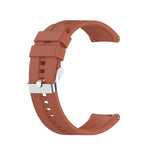 Cinturino di ricambio in silicone con fibbia in acciaio argentato, For TicWatch Pro 3