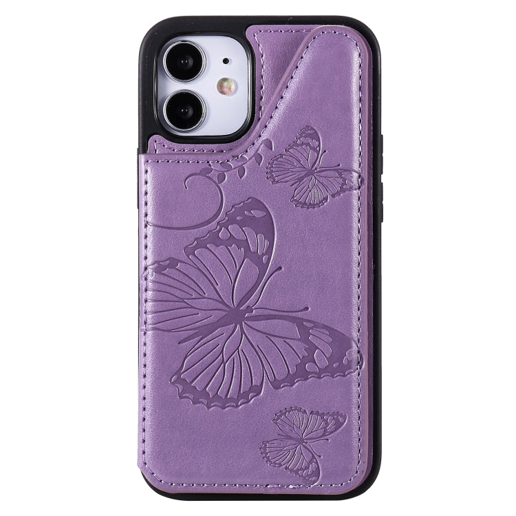 Custodia portafoglio con motivo farfalla per iPhone 12 mini