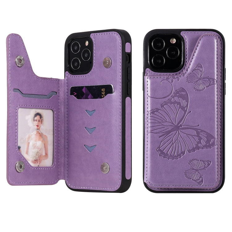 Custodia portafoglio con motivo farfalla per iPhone 12 mini