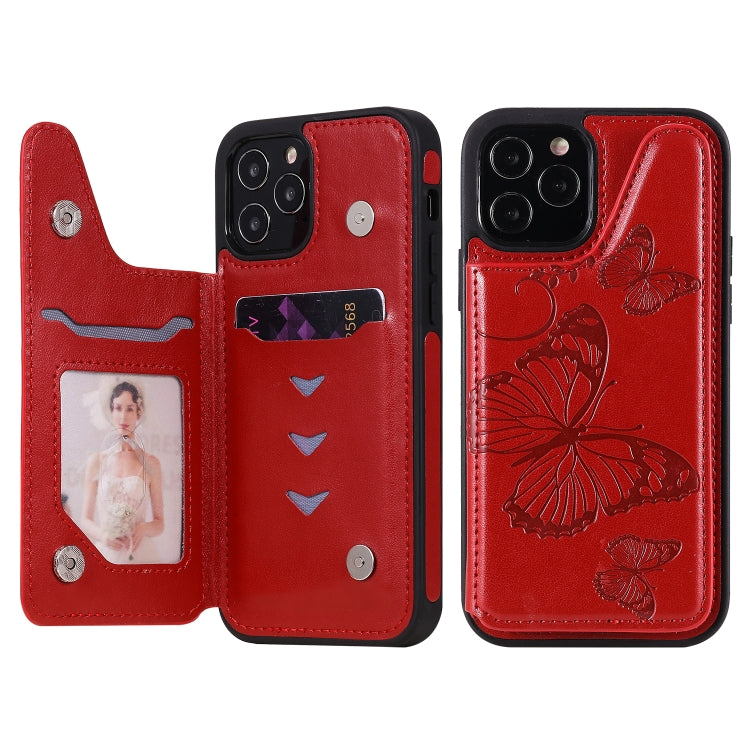Custodia portafoglio con motivo farfalla per iPhone 12 mini