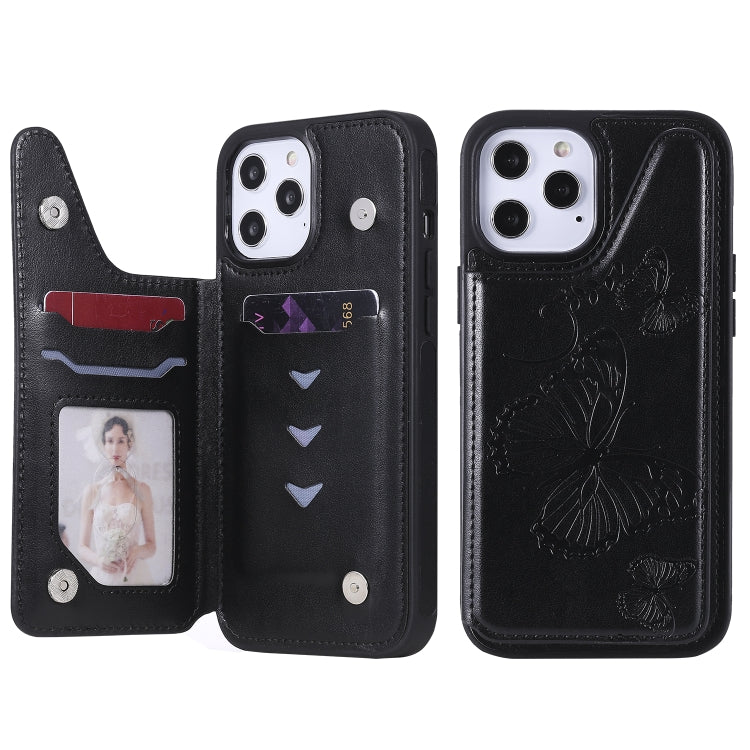 Custodia portafoglio con motivo farfalla per iPhone 12 mini