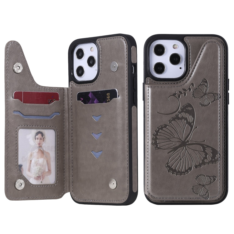 Custodia portafoglio con motivo farfalla per iPhone 12 mini