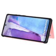 Custodia portafoglio TPU con motivo farfalla per Galaxy Note20