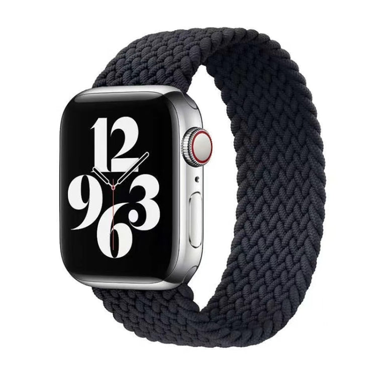 Cinturino in nylon intrecciato a giro singolo per Apple Watch Series 6 e SE e 5 e 4 40 mm / 3 e 2 e 1 38 mm, S, M, L