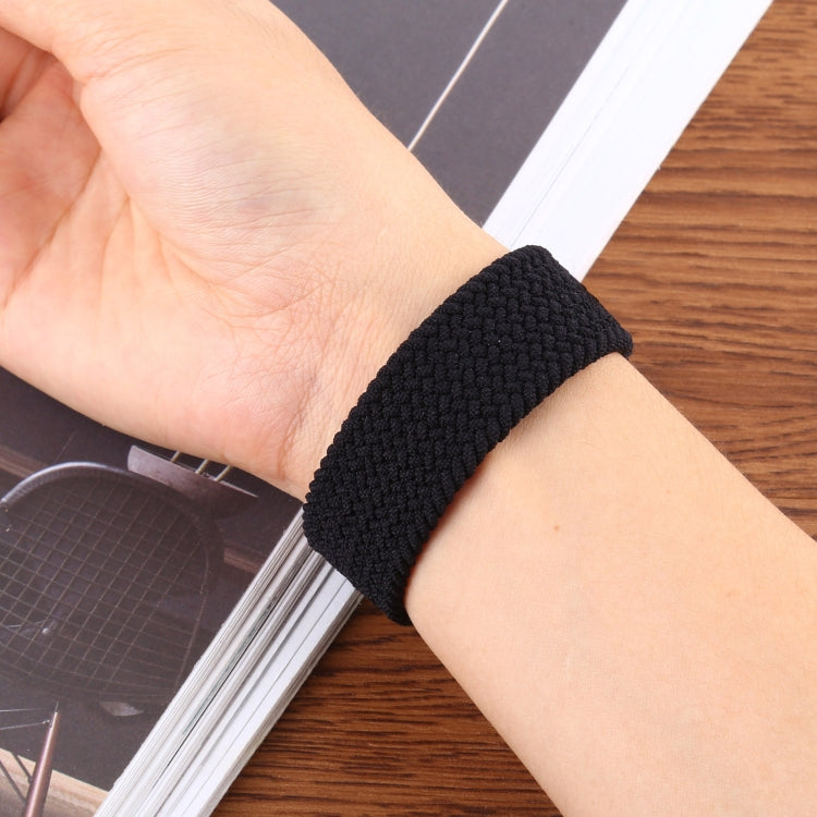 Cinturino in nylon intrecciato a giro singolo per Apple Watch Series 6 e SE e 5 e 4 40 mm / 3 e 2 e 1 38 mm, S, M, L