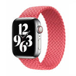 Cinturino in nylon intrecciato a giro singolo per Apple Watch Series 6 e SE e 5 e 4 40 mm / 3 e 2 e 1 38 mm, S, M, L