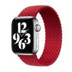 Cinturino in nylon intrecciato a giro singolo per Apple Watch Series 6 e SE e 5 e 4 44 mm / 3 e 2 e 1 42 mm, S, M, L