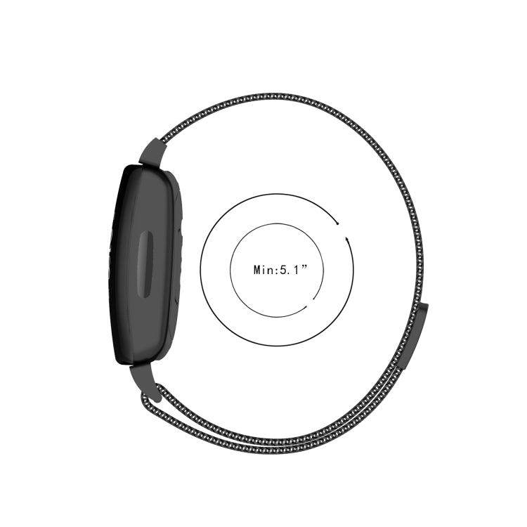 Per Fitbit Inspire 2 cinturino da polso di ricambio milanese, S, L