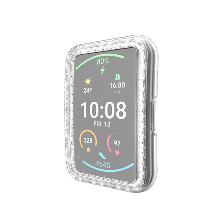 Per Huawei Watch Fit Custodia protettiva per PC a fila singola Diamond