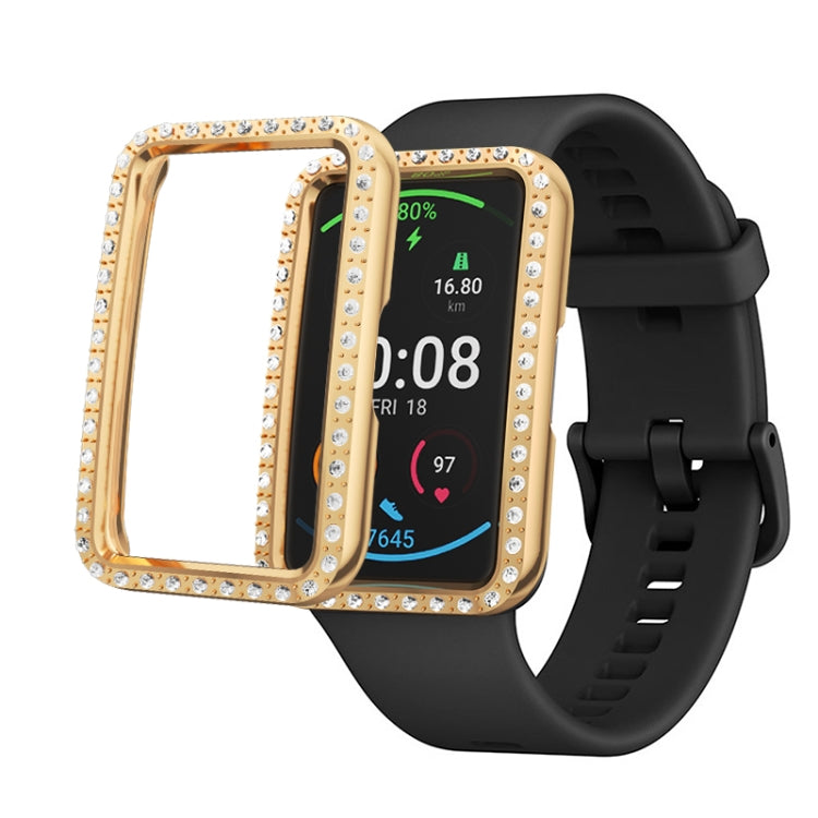 Per Huawei Watch Fit Custodia protettiva per PC a fila singola Diamond