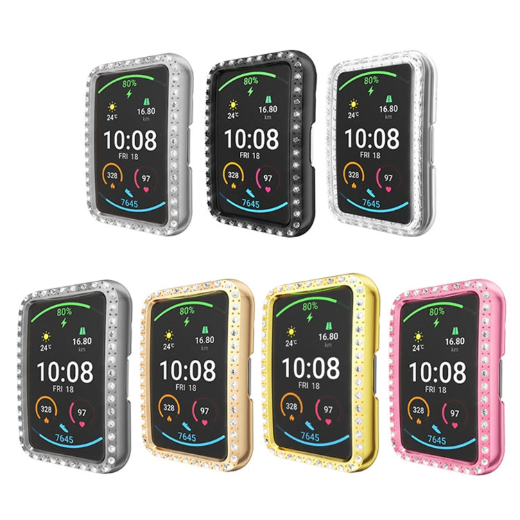 Per Huawei Watch Fit Custodia protettiva per PC a fila singola Diamond
