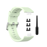 Per cinturino da polso di ricambio in silicone per Huawei Watch Fit con fibbia in acciaio inossidabile