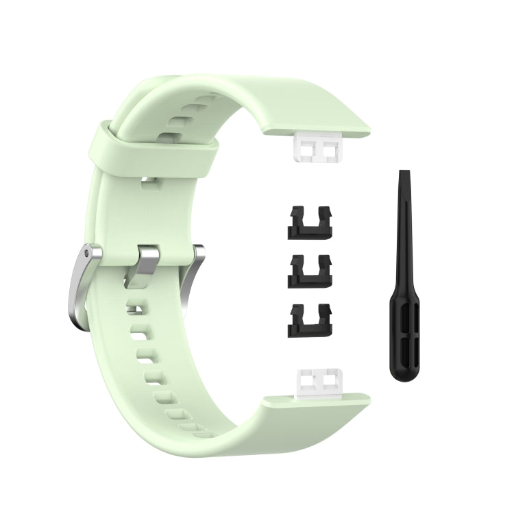 Per cinturino da polso di ricambio in silicone per Huawei Watch Fit con fibbia in acciaio inossidabile