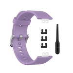 Per cinturino da polso di ricambio in silicone per Huawei Watch Fit con fibbia in acciaio inossidabile
