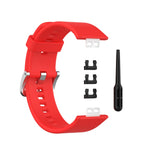 Per cinturino da polso di ricambio in silicone per Huawei Watch Fit con fibbia in acciaio inossidabile