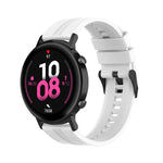 Per Huawei Watch GT 2 cinturino da polso di ricambio in silicone da 42 mm, with Black Buckle