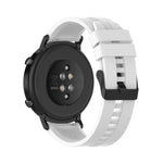 Per Huawei Watch GT 2 cinturino da polso di ricambio in silicone da 42 mm, with Black Buckle