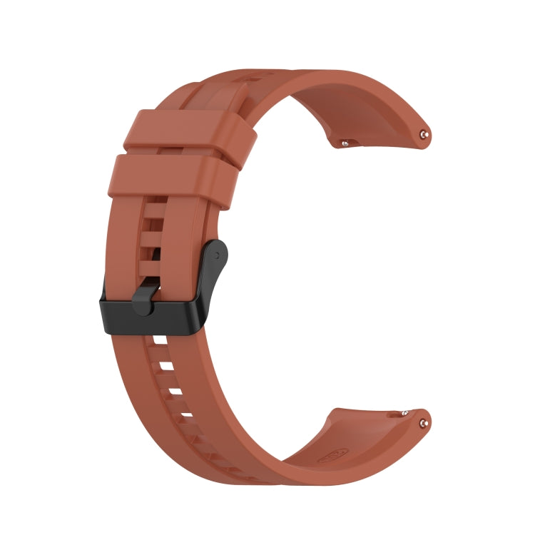 Per Huawei Watch GT 2 cinturino da polso di ricambio in silicone da 42 mm, with Black Buckle