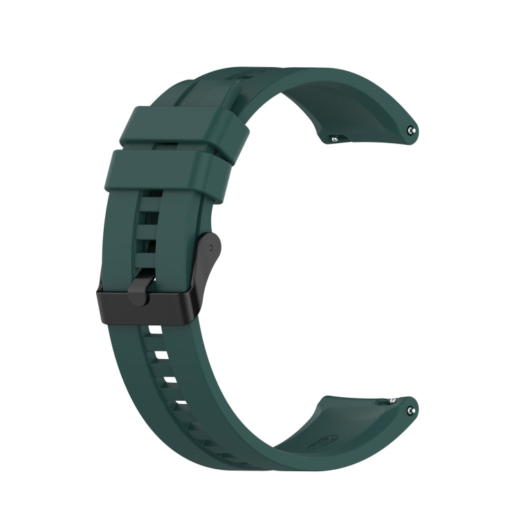 Per Huawei Watch GT 2 cinturino da polso di ricambio in silicone da 42 mm, with Black Buckle