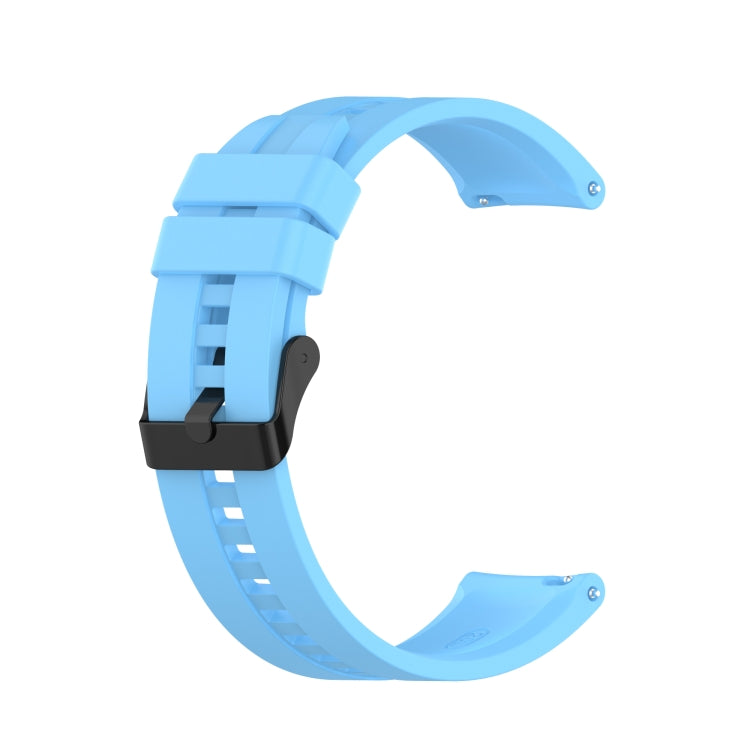 Per Huawei Watch GT 2 cinturino da polso di ricambio in silicone da 42 mm, with Black Buckle