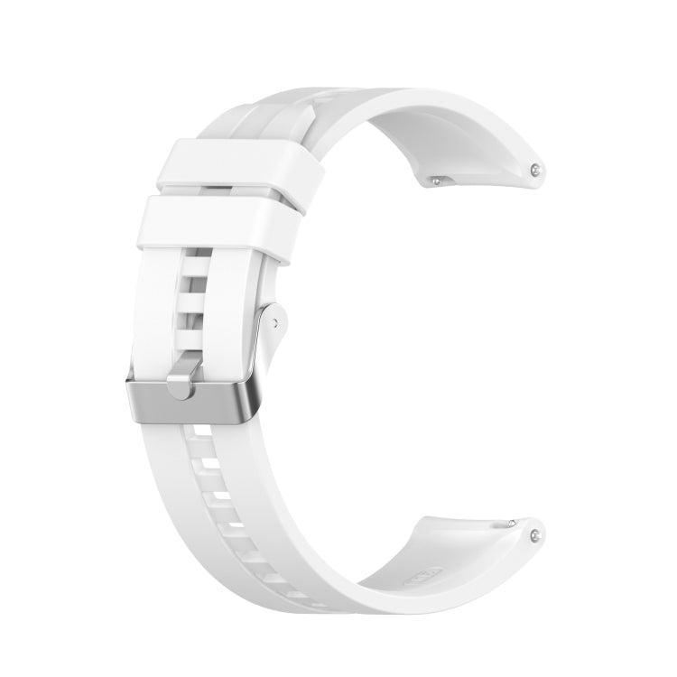 Per Huawei Watch GT 2 cinturino da polso di ricambio in silicone da 42 mm, with Silver Buckle
