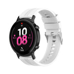 Per Huawei Watch GT 2 cinturino da polso di ricambio in silicone da 42 mm, with Silver Buckle